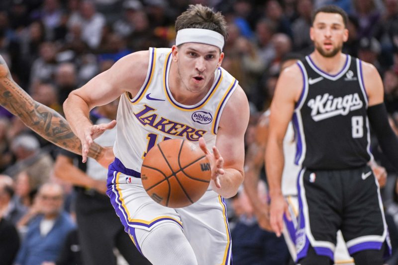 The Los Angeles Lakers needed someone to supply the offense against the Sacramento Kings on Sunday night and Austin Reaves was willing to take on the challenge.
He set a new career-high of 51 points, surpassing his previous mark of 45, in the Lakers’ 127-120 victory over the rival Kings. He became the 12th player in Lakers history to record 50-plus points in a single game.
Reaves had the opportunity to lead the offense following the absence of Luka Doncic, who was ruled out in the hours leading up to the game due to a finger sprain and a lower left leg contusion and will miss at least a week.
‘He was fantastic and did a little bit of everything tonight,’ Lakers coach JJ Redick told reporters after the game. ‘He was all over the place and scored the basketball at an incredible level. … He lives in the moment and is ready for every moment that comes.’
Reaves filled in the void left behind and nearly produced a triple-double performance and finishing with 11 rebounds and nine assists for the Lakers.
The fifth-year player also had a career-high night from the free-throw line, shooting 21-of-22. He also became the eighth player in franchise history to make 20-plus free throws in a game.
The Lakers players celebrated with Reaves in the moments after the game and in the locker room to acknowledge his big night.
‘It means a lot,’ Reaves said. ‘We play basketball for those moments, and for them to treat me like that is special.’
<a></a> Lakers vs. Kings highlights
The USA TODAY app gets you to the heart of the news fast. Download for award-winning coverage, crosswords, audio storytelling, the eNewspaper and more.
This post appeared first on USA TODAY